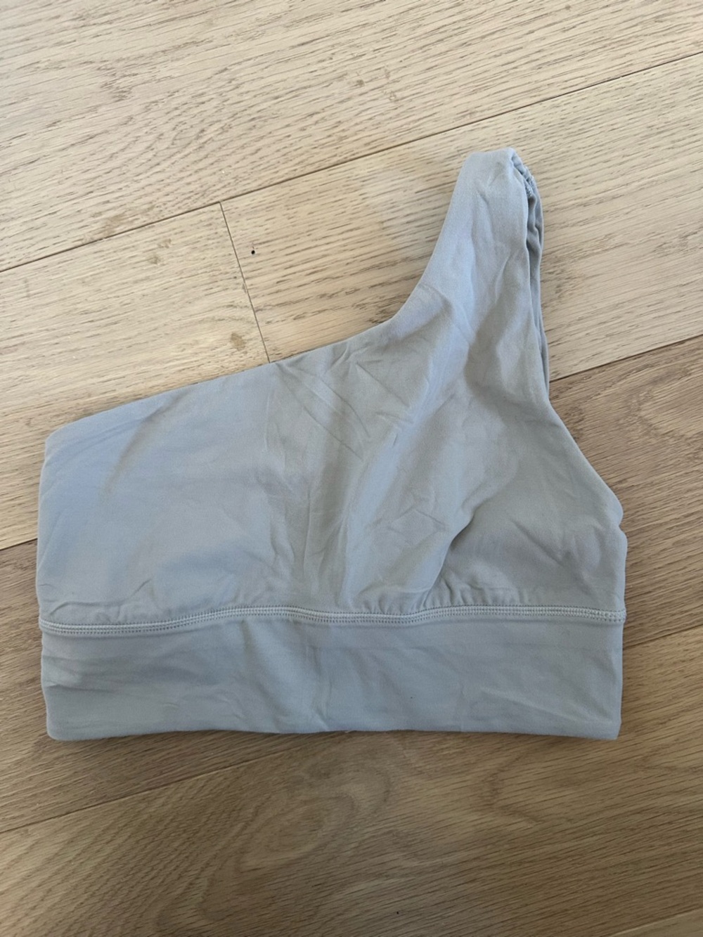 lululemon athletica One-Shoulder Sports Bra in Light Brown